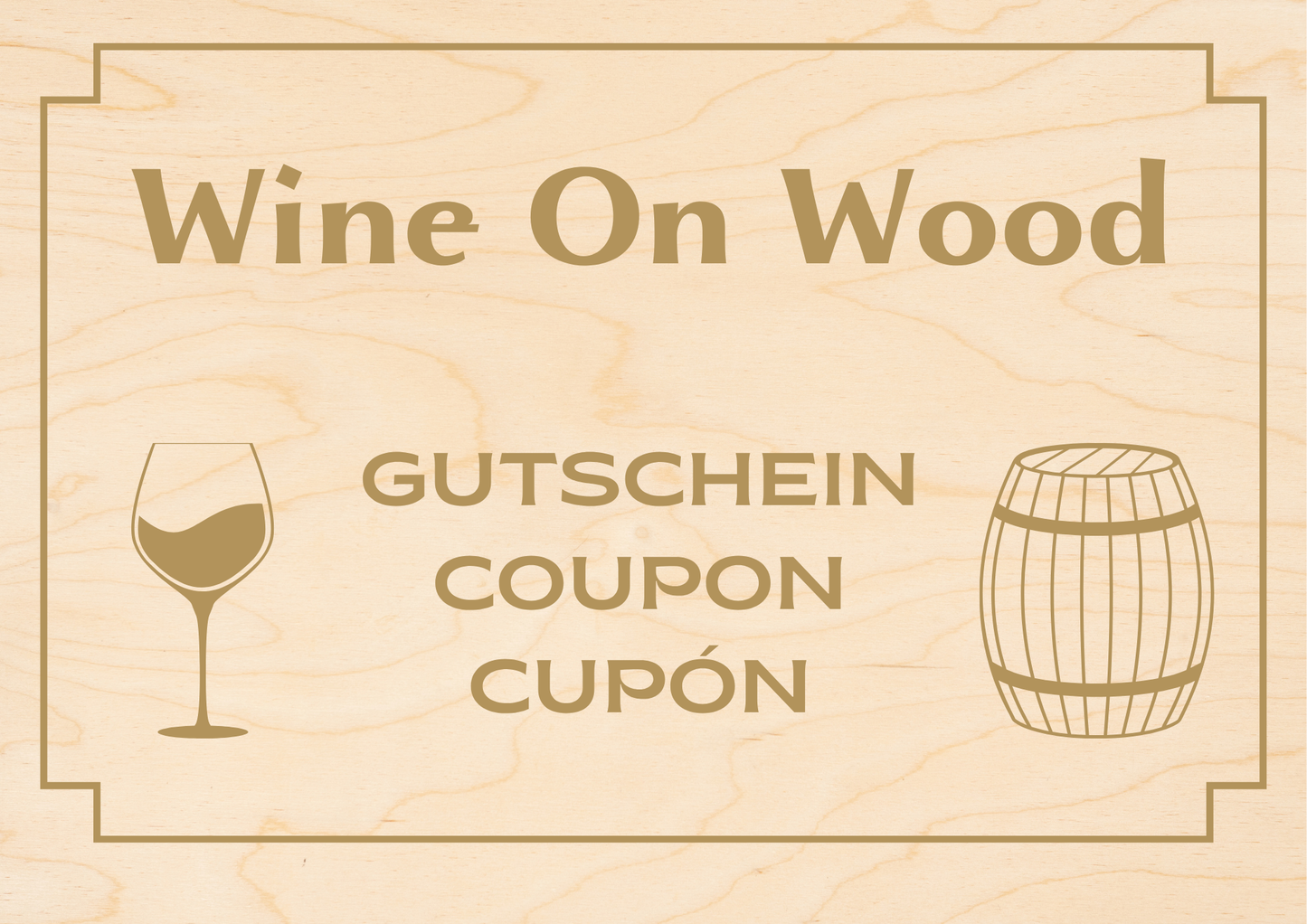 Wine On Wood - Voucher