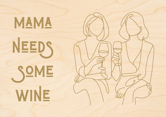 In Vino Veritas Glass In Hand