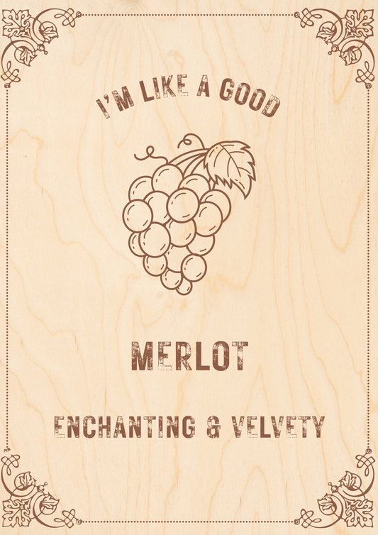 In Vino Veritas 2 glasses with grapes