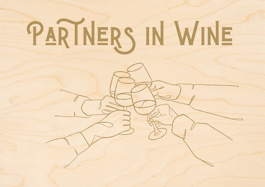 In Vino Veritas Glass In Hand