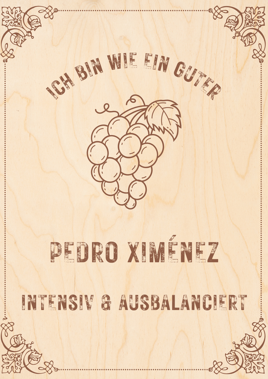 In Vino Veritas 2 glasses with grapes