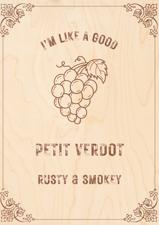In Vino Veritas 2 glasses with grapes
