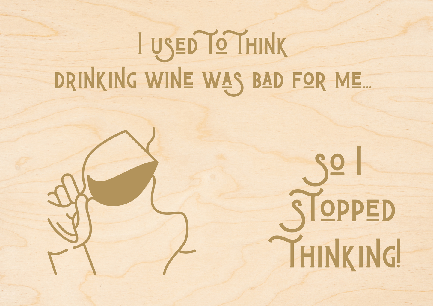 In Vino Veritas Glass In Hand