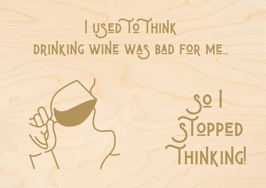 In Vino Veritas Glass In Hand