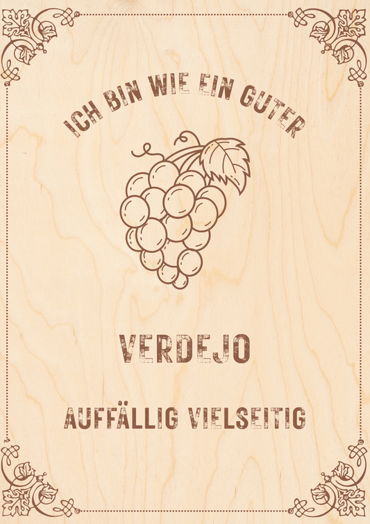 In Vino Veritas 2 glasses with grapes